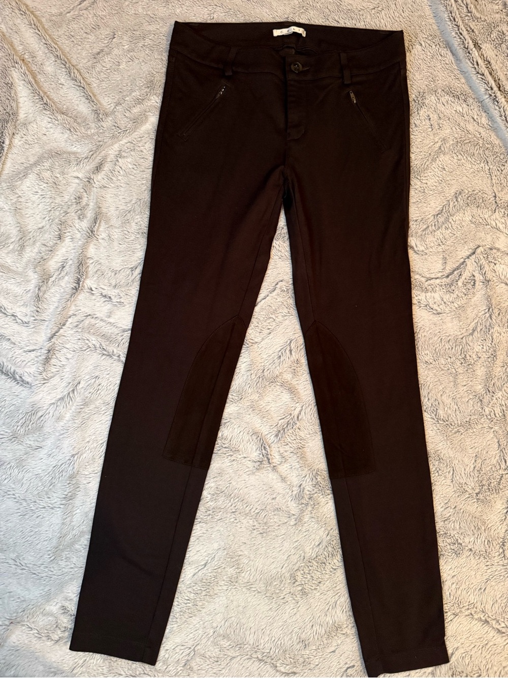 CAbi  Ponte Riding Knit Leggings (Style #941) brown 6